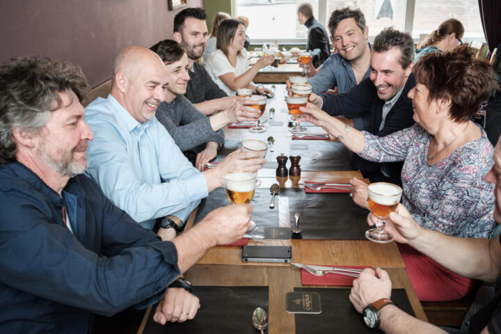 Brewery visit tasting